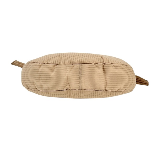 HVISK Moon Shoulder Bag - Beige Textured Knot Detail Shoulder Bag - Picture 8 of 16